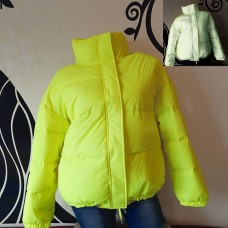 Подростковая светоотражающая куртка - желтый