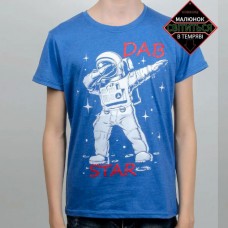 Светящаяся футболка "Космонавт" электрик