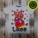 Подростковая светящаяся футболка "Likee"
