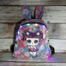 Рюкзак "Лол" с ушками разноцветный